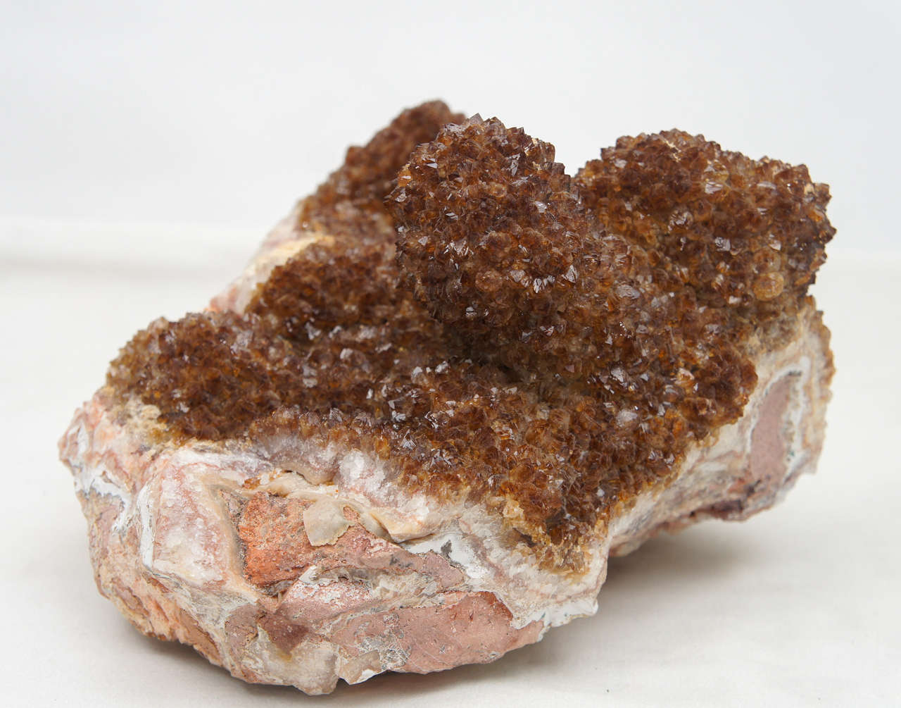 Amber Geode Decorative Accessory In Excellent Condition In Sheffield, MA
