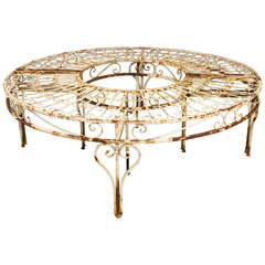 English Iron Tree Surround, Early 20th Century