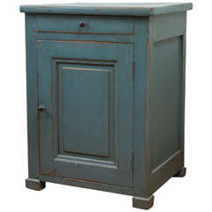 Used One-Door Small Painted Cupboard