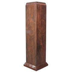 French Art Deco tall pedestal column -attributed to DIM