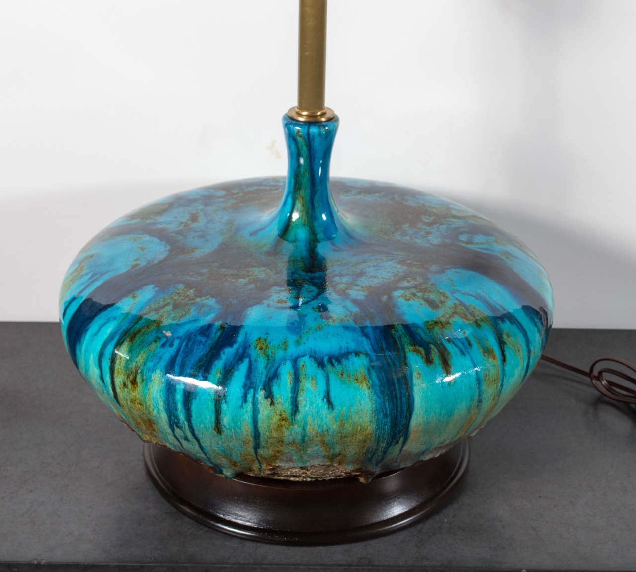 Unknown Fat Lava Glazed Lamp, 1970s