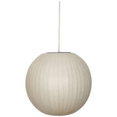 George Nelson Fiberglass Bubble Lamp, Manufactured by Howard Miller