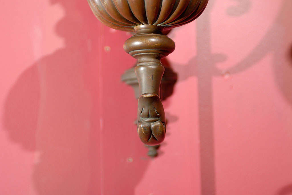 Early 20th Century Pair of Sconces with Single Arm For Sale