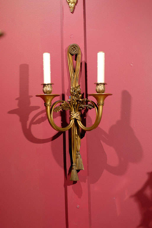 French Two-Light Sconces 2