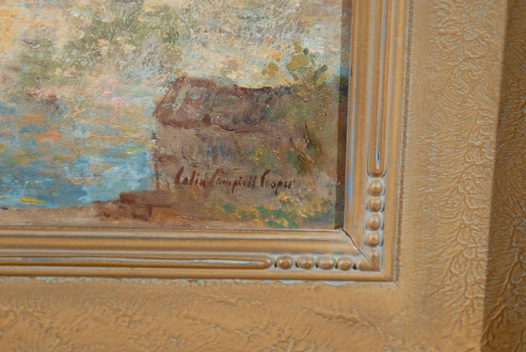 Colin Campbell Cooper Painting  In Excellent Condition For Sale In Atlanta, GA