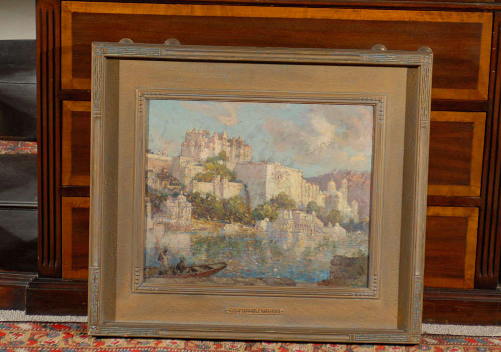 20th Century Colin Campbell Cooper Painting  For Sale