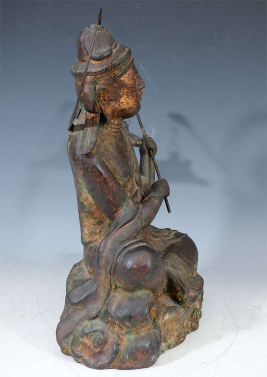 Chinese Ming Dynasty Gilt Bronze Buddha 5