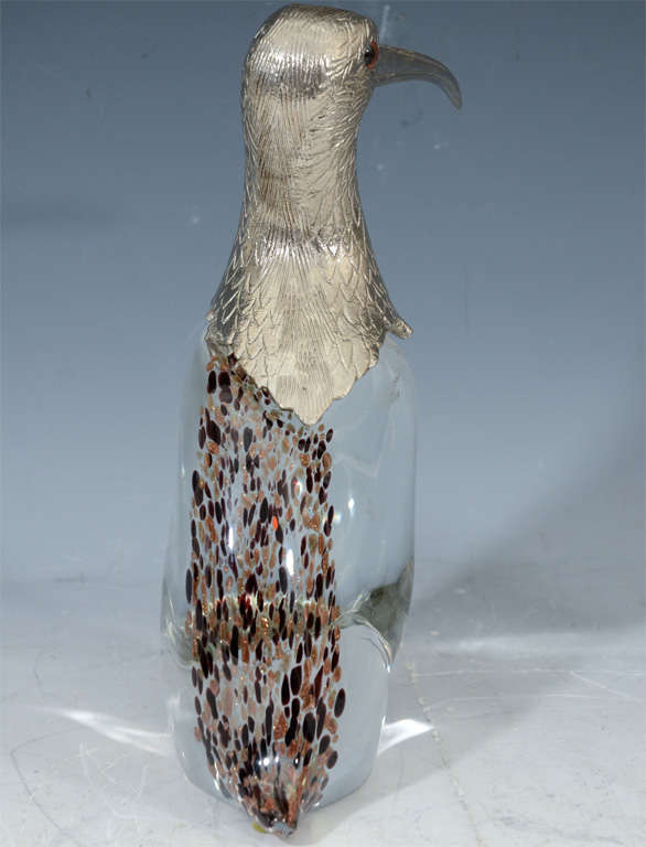 Pair of Mid Century Murano Glass Bird Sculptures 2