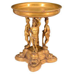 Antique Neo-Classical Gilt Wood Centerpiece w/ Greco-Roman Motif