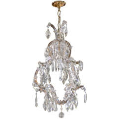Small Venetian Crystal  Chandelier