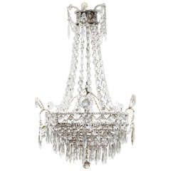 Petite French Crystal Chandelier ca. 1820