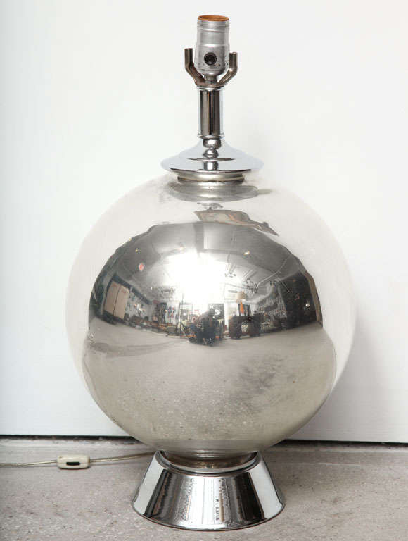 Chrome Ball Lamp