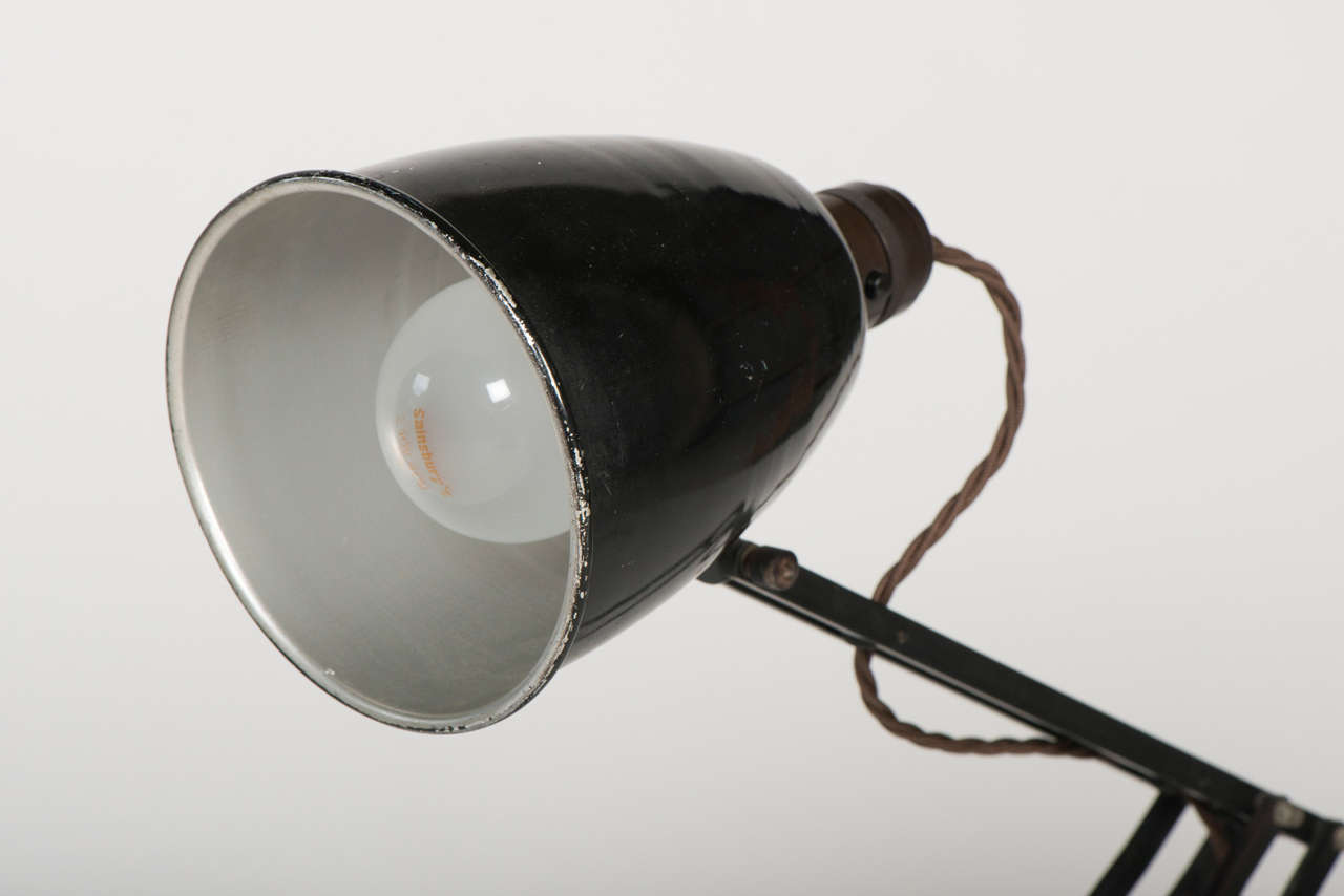 Industrial Original HORSTMANN HADRILL Desk Lamp For Sale