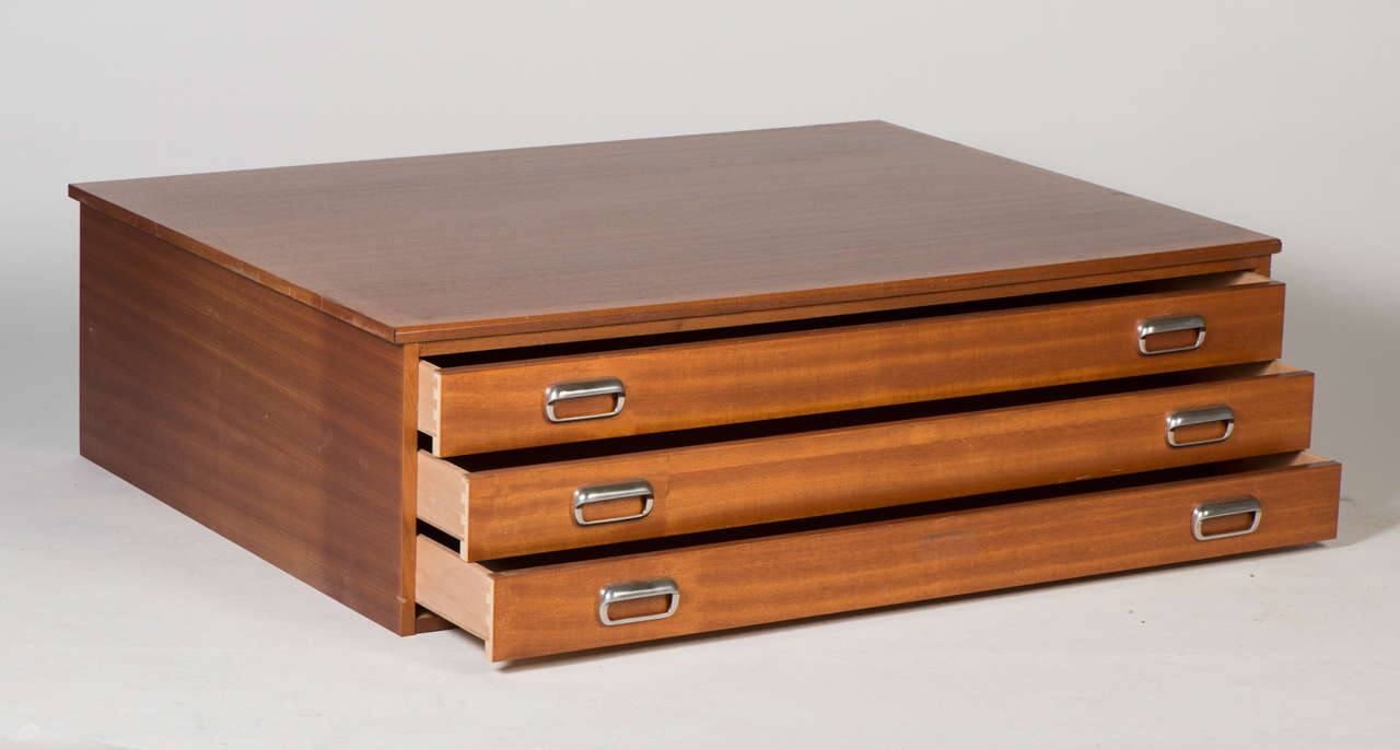 Architects Plan Chest For Sale at 1stDibs plan chest coffee table
