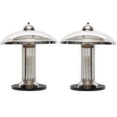 Pair of art-deco table lamps