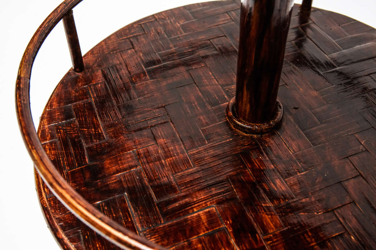 Rare Bamboo Floor or Table 