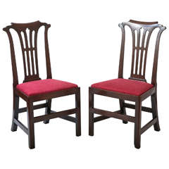 Wonderful Pair Of George Ii Period Chairs.