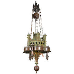 Antique Neo-gothic chandelier