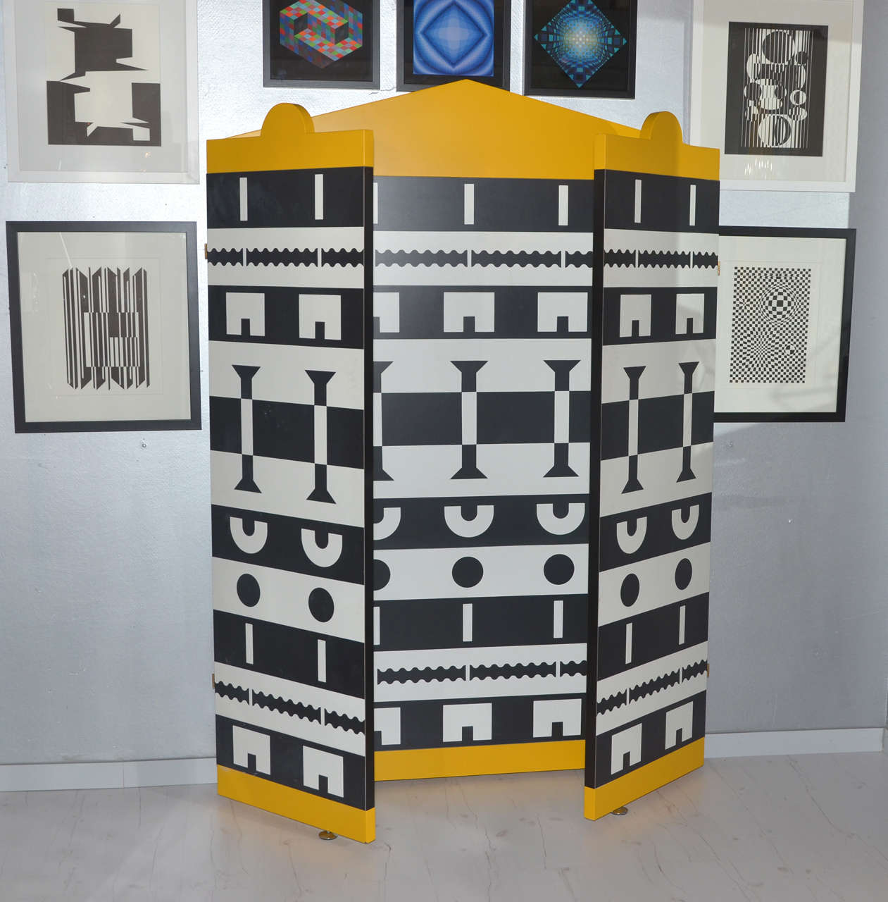 1988 Three-Panel Screen by Alessandro Mendini and Alessandro Guerriero 3