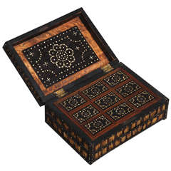 19th Century Anglo Indian Quill Box