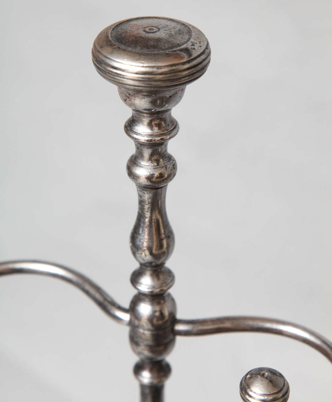 19th c. Gunmetal Steel Stand 2