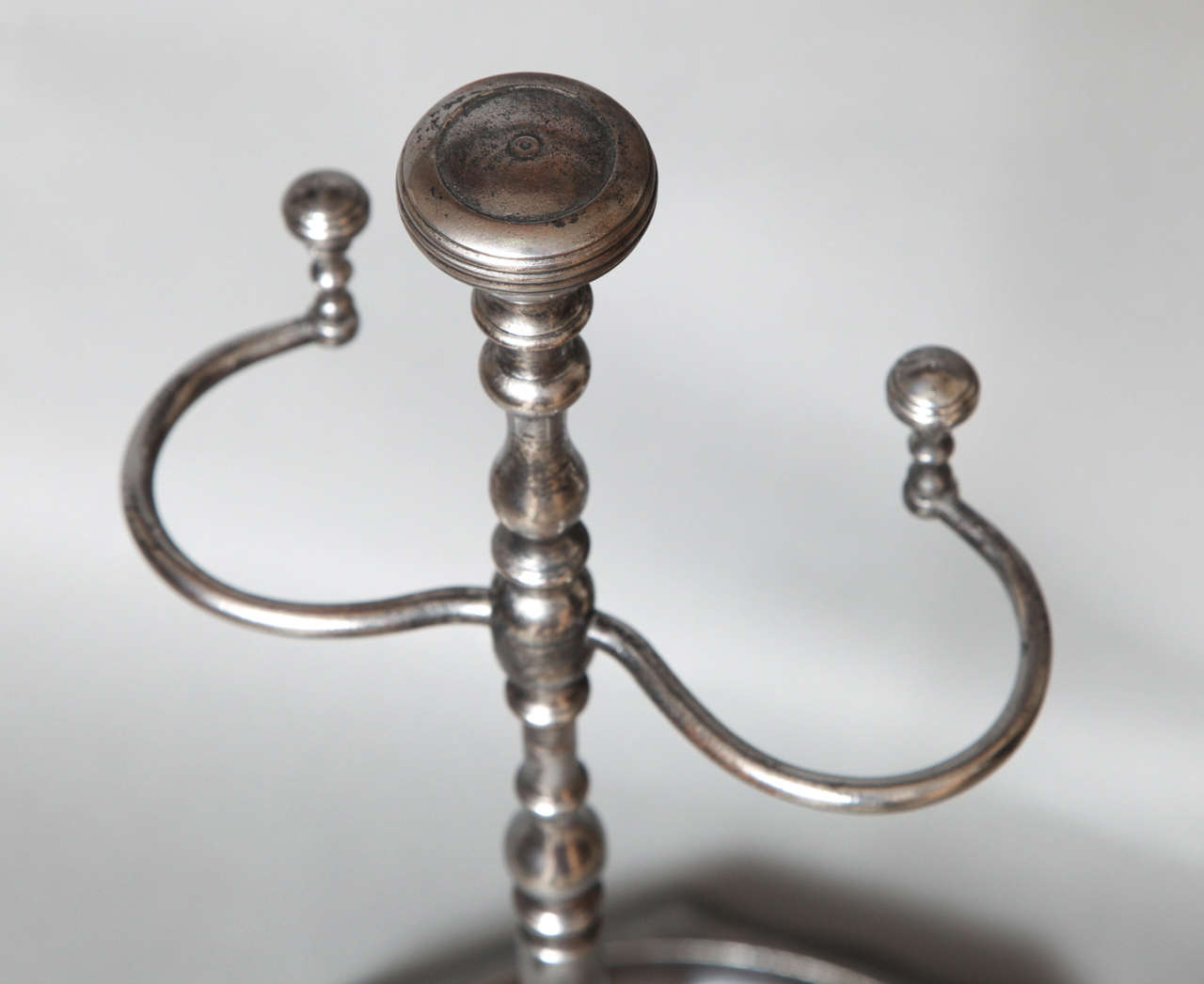 19th c. Gunmetal Steel Stand 5