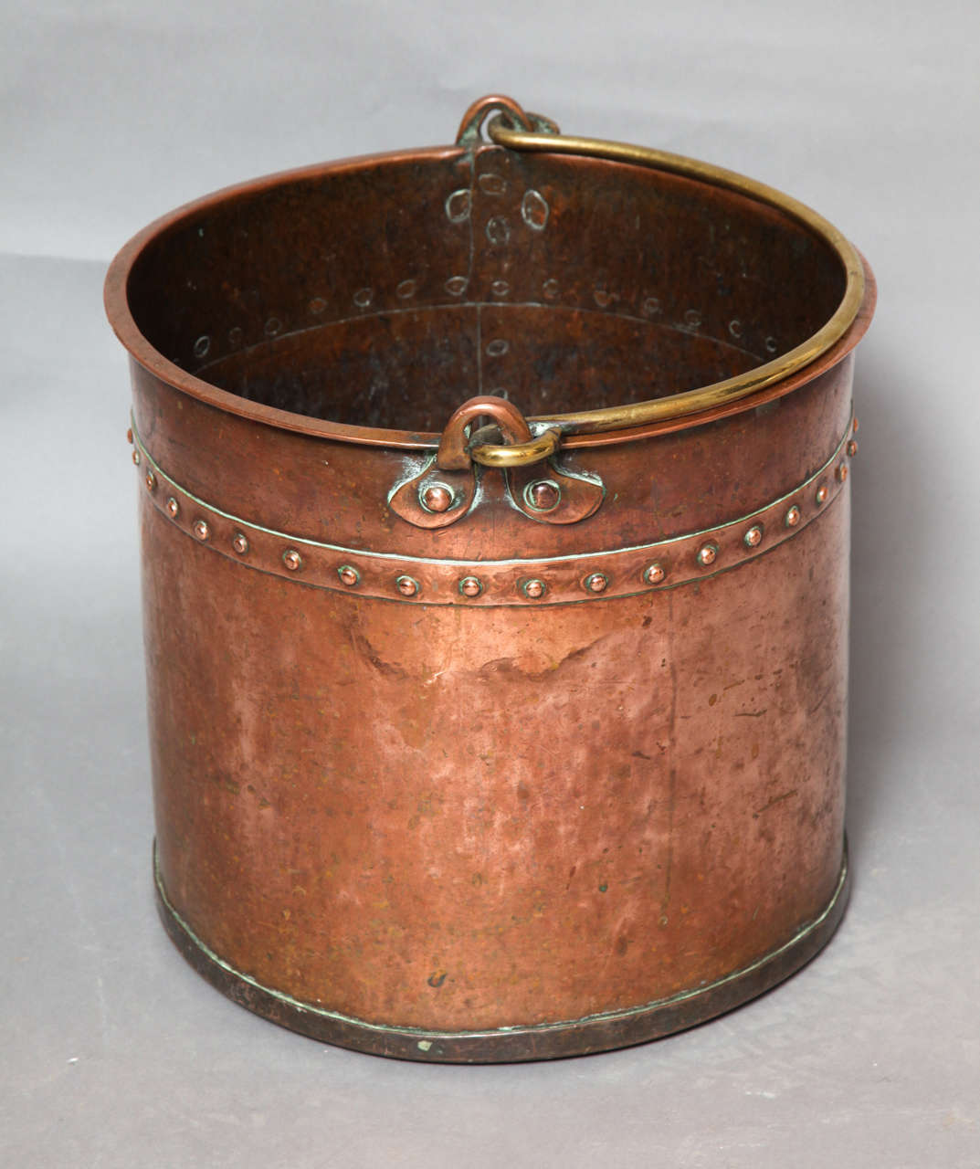 Late 18th Century English Mixed Metal Copper Apple Kettle 1