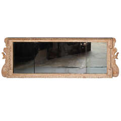 George I Gesso Carved Over-Mantle Mirror