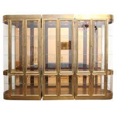 Mastercraft Brass and Bronze Vitrine