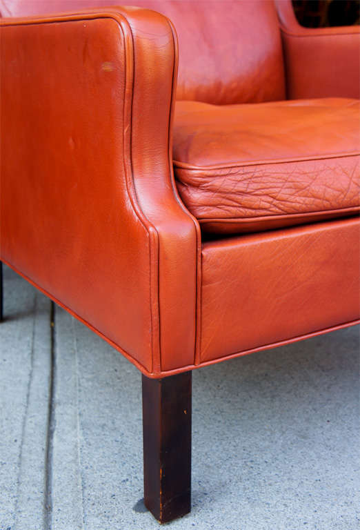 Red Leather Armchair 1