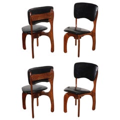 Four Rosewood Side Chairs by Don Shoemaker