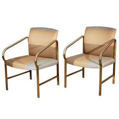 Pair of Fabric Armchairs