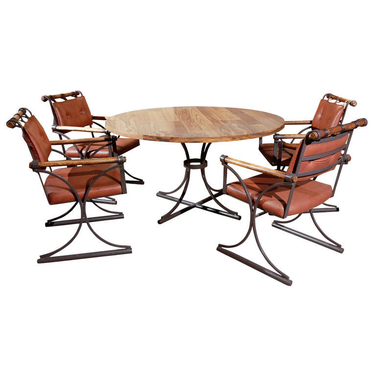 Five-Piece Dining Set by Cleo Baldon For Sale