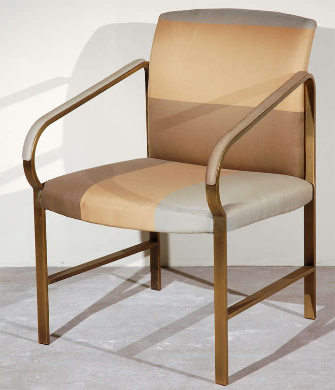 Pair of Fabric Armchairs For Sale at 1stDibs