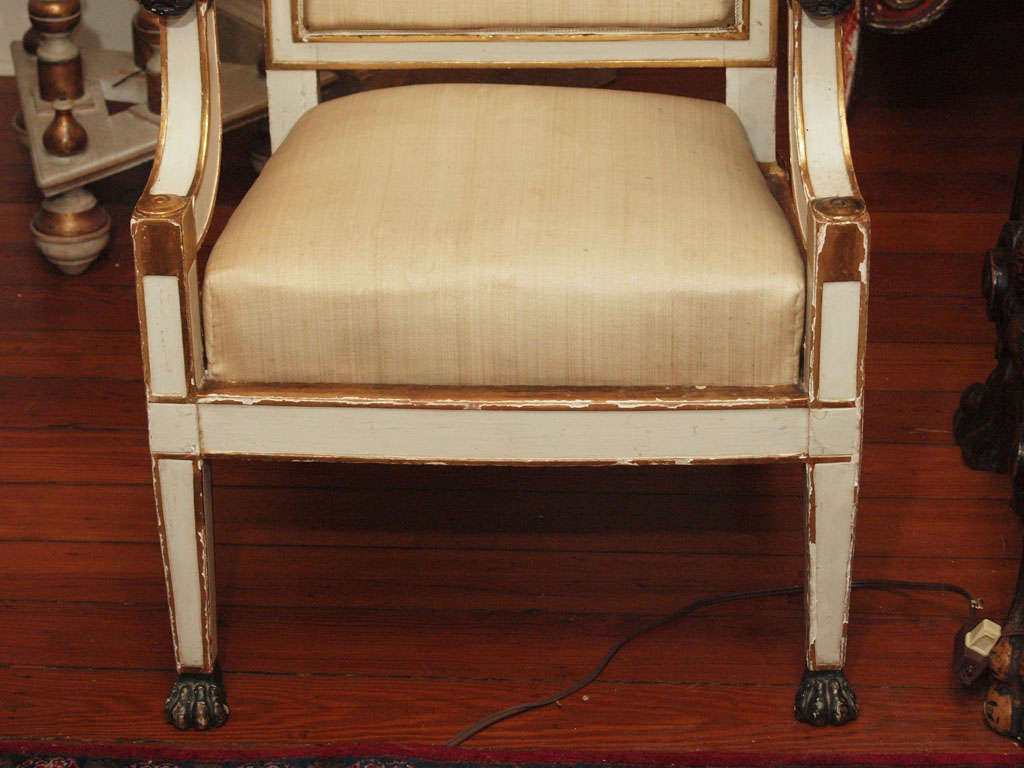 Wood Pair Of Signed Jacob Armchairs For Sale