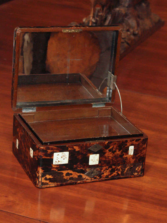 Japanese Tortoiseshell and Ivory Box