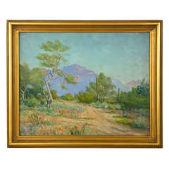 Arthur J Hammond (1875-1974) 
South Western Mountain Scene
