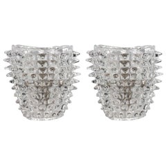 Pair of Small Barovier & Toso Sconces