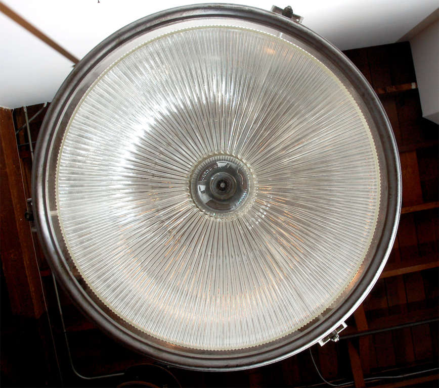 Aluminum Large Industrial Holophane Fixture For Sale