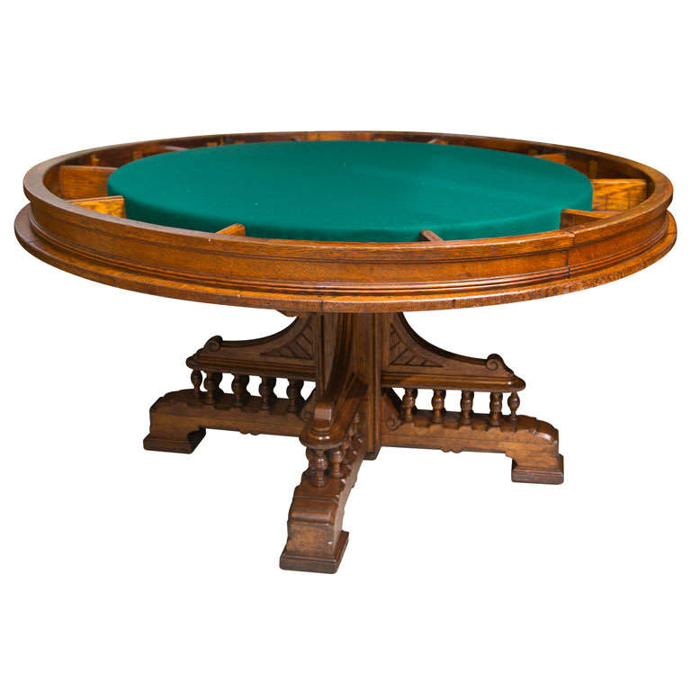 Extraordinary Gaming Table For Sale