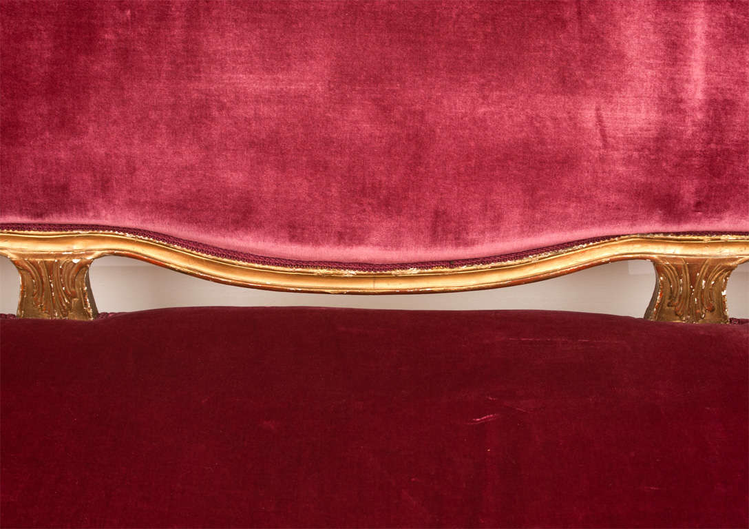 Gilded Venetian Rococo Sofa 1
