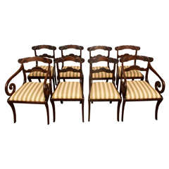 Set of 8 William IV Dining Chairs
