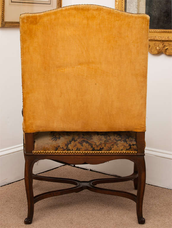 Louis XIV Style Fauteil With Tapestry 1