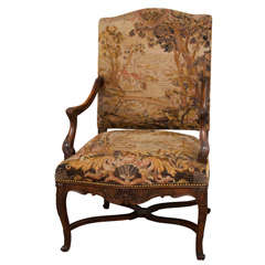 Louis XIV Style Fauteil With Tapestry