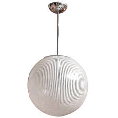 Playful Venini Beach Ball Chandelier