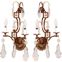 Impressive Pair of French Sconces