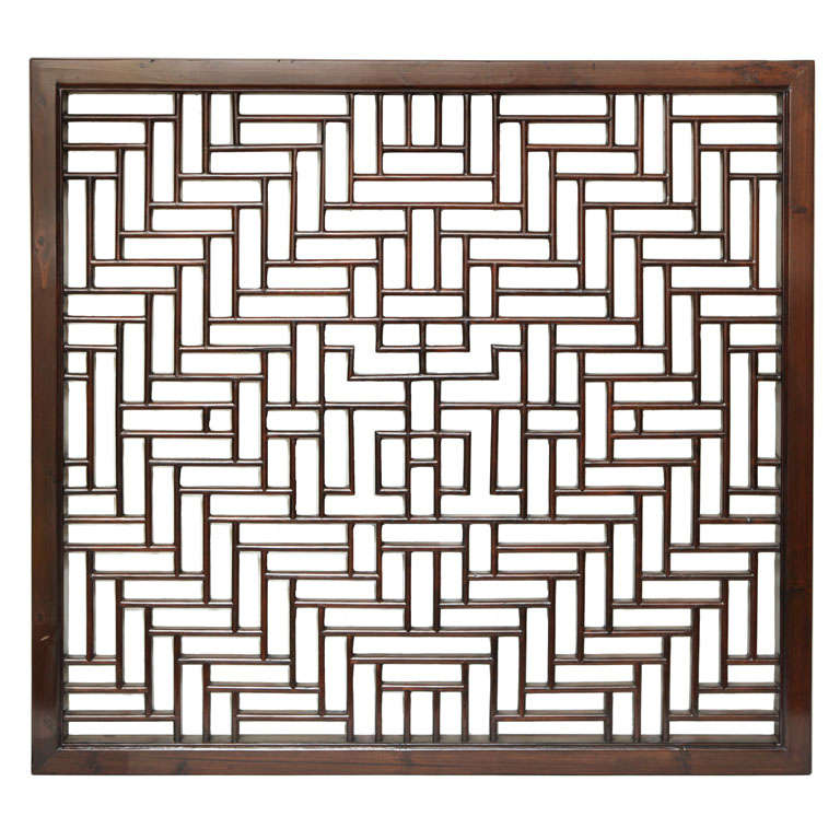 Chinese Lattice Screen