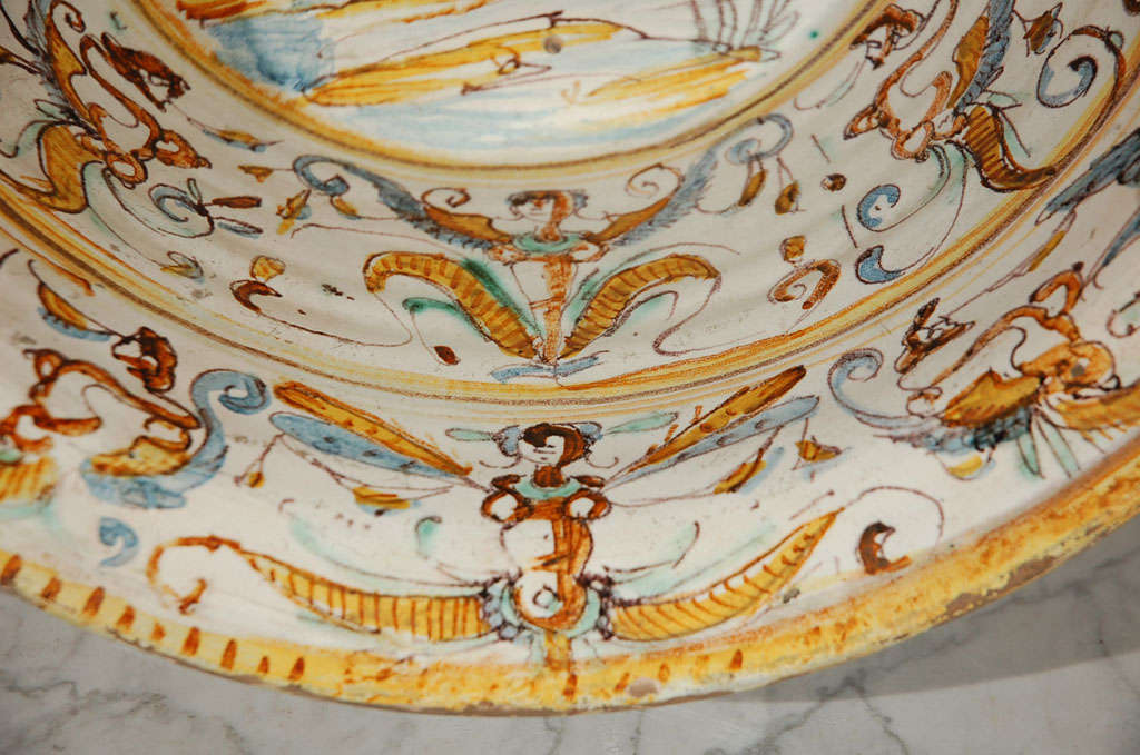 Glazed LATE 17TH CENTURY ITALIAN MAJOLICA BOWL