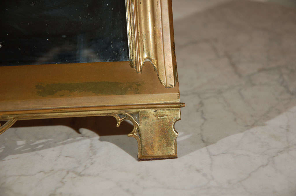 Art Nouveau Brass Vanity Mirror, circa 1900 For Sale at 1stDibs art