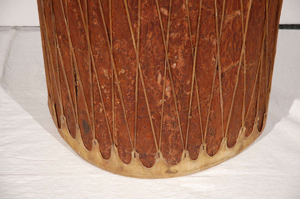19th Century 19THC INDIAN CEREMONIAL DRUM FROM GALLOP , NEW MEXICO/SW MUSEUM